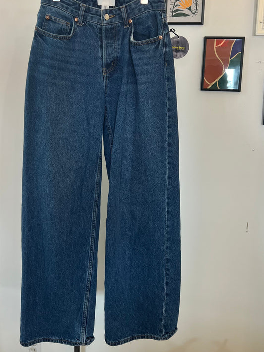 Jeans bleu large