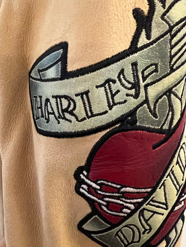 Manteau de cuir Harley Davidson