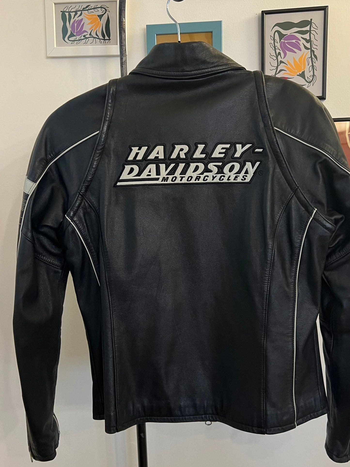 Manteau de cuire moto Harley Davidson