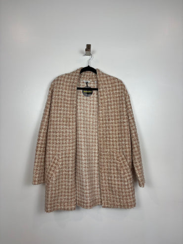 Veste teddy pied de poule