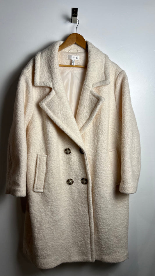 Manteau long teddy