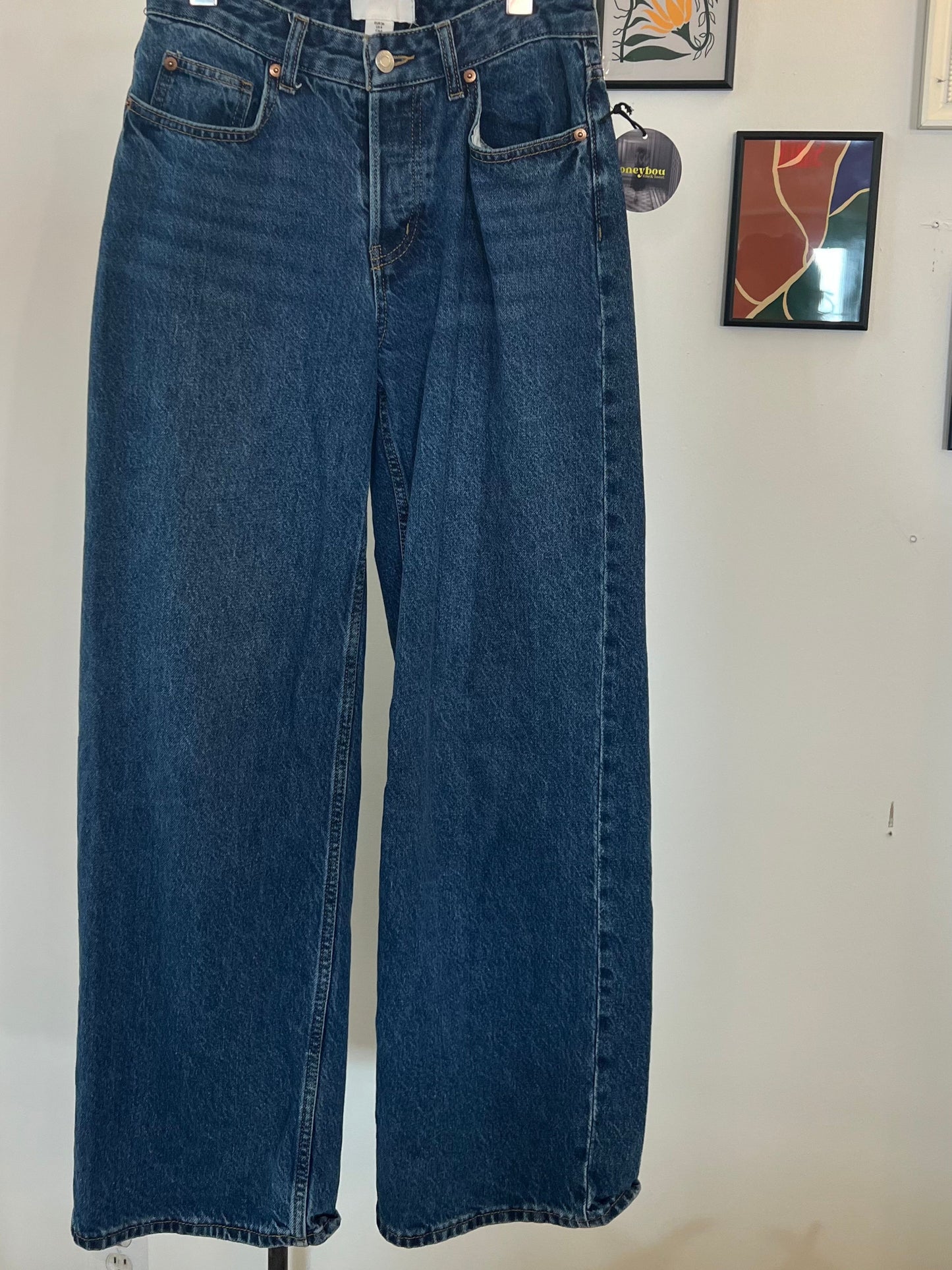 Jeans bleu large