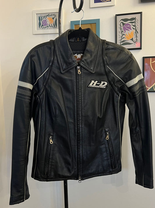 Manteau de cuire moto Harley Davidson