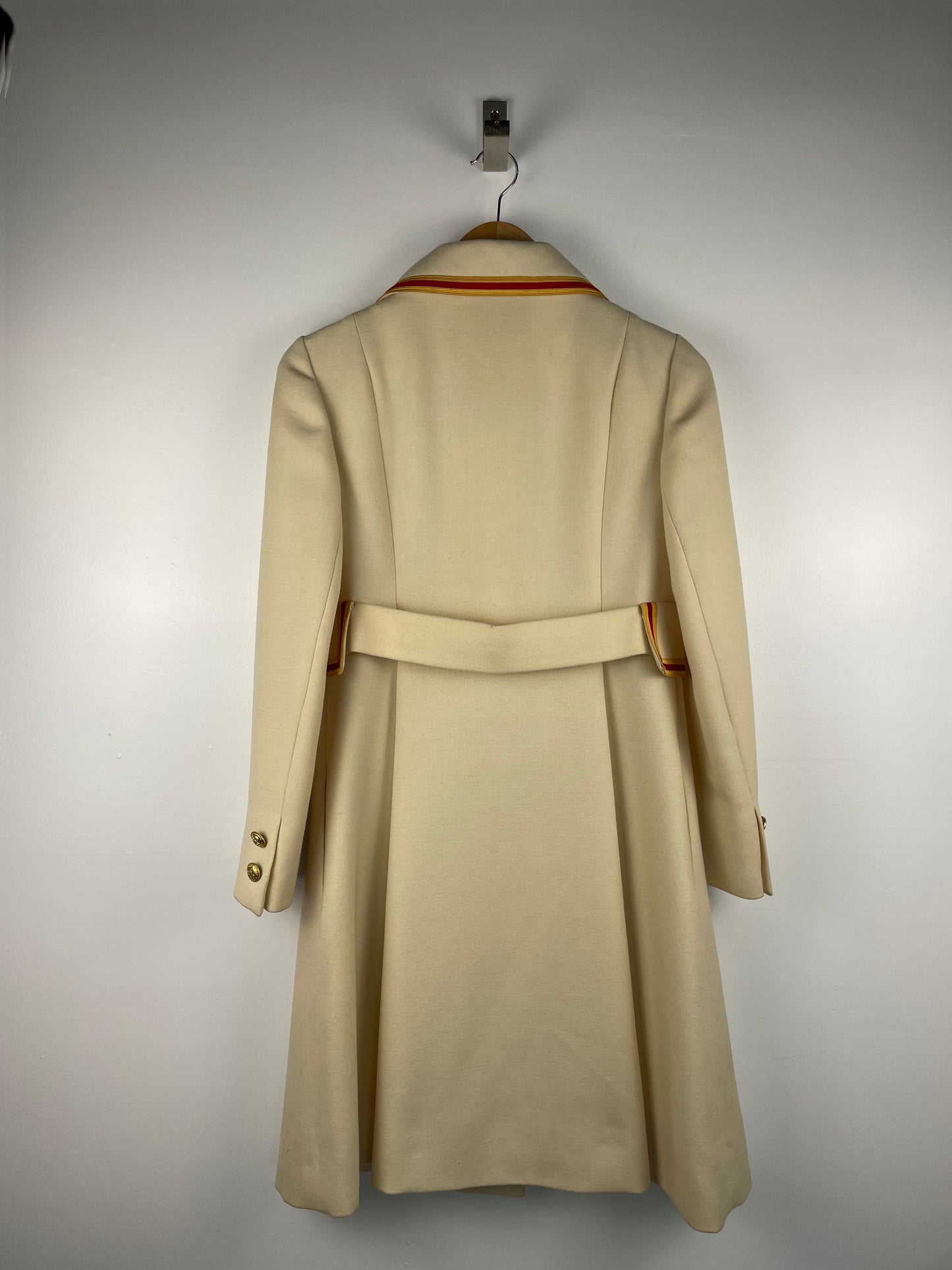 Veston long vintage 100% laine