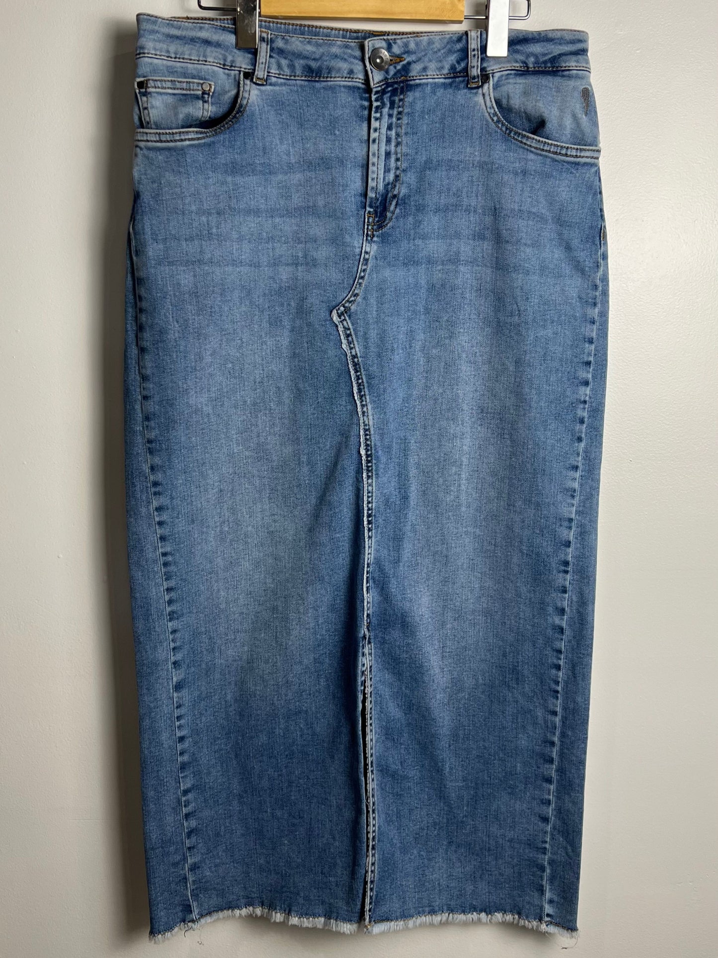 Jupe jeans long