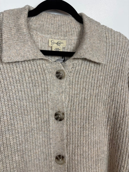Cardigan laine beige