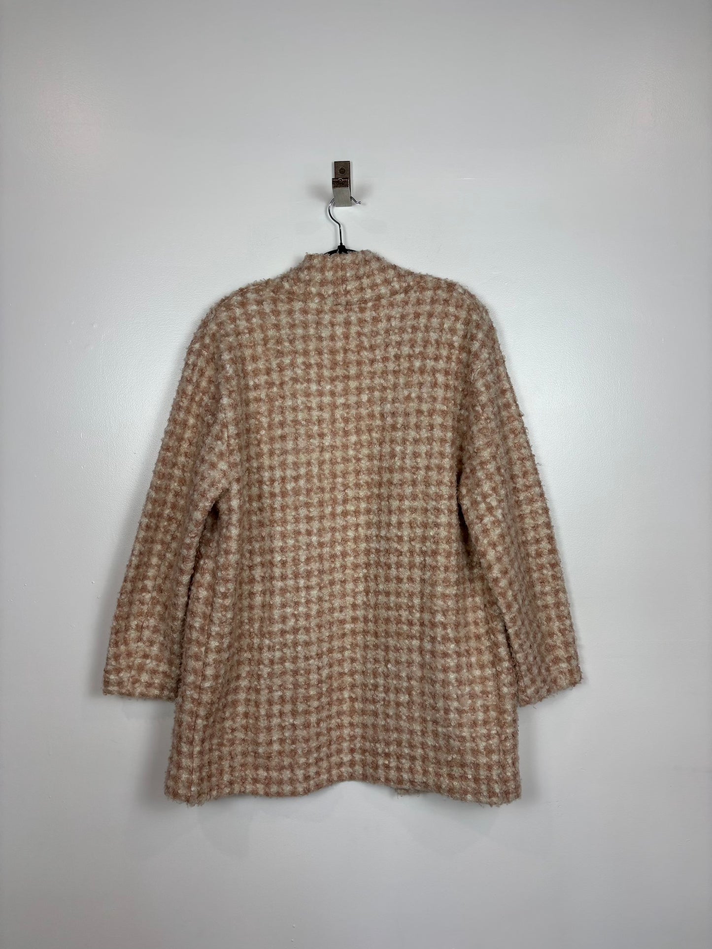 Veste teddy pied de poule