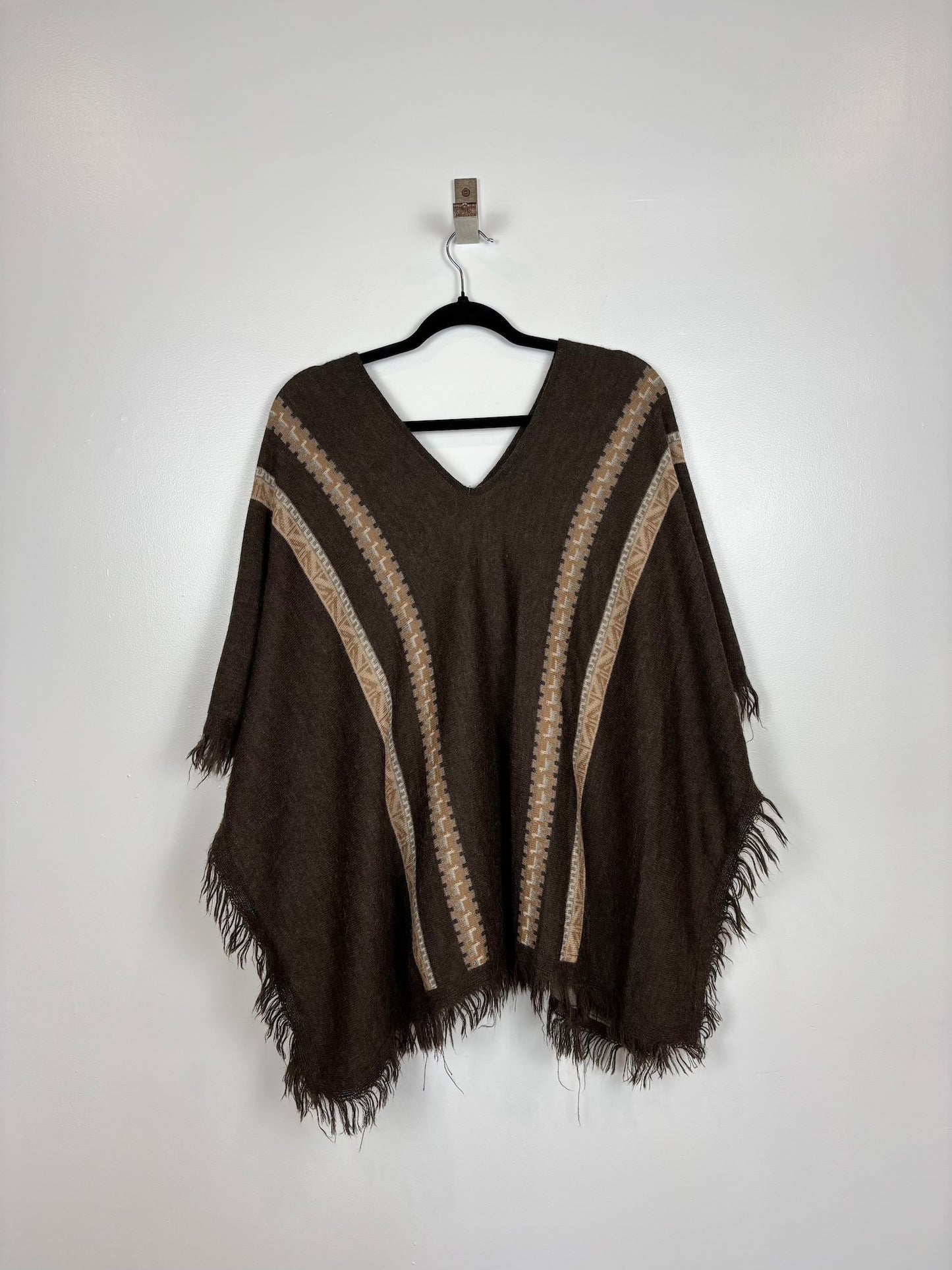 Puncho du perou 100% baby alpaga