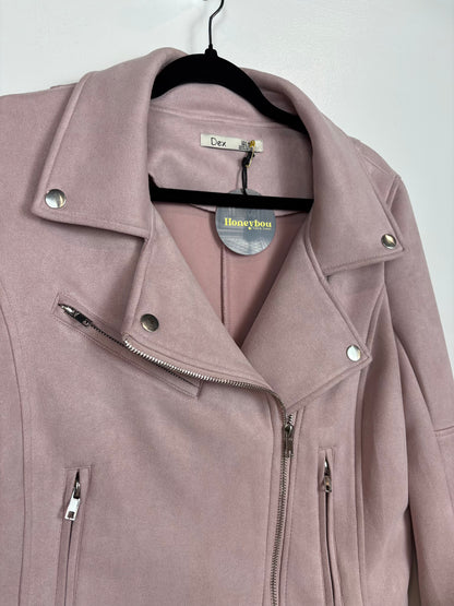 Jacket Suedine Rose