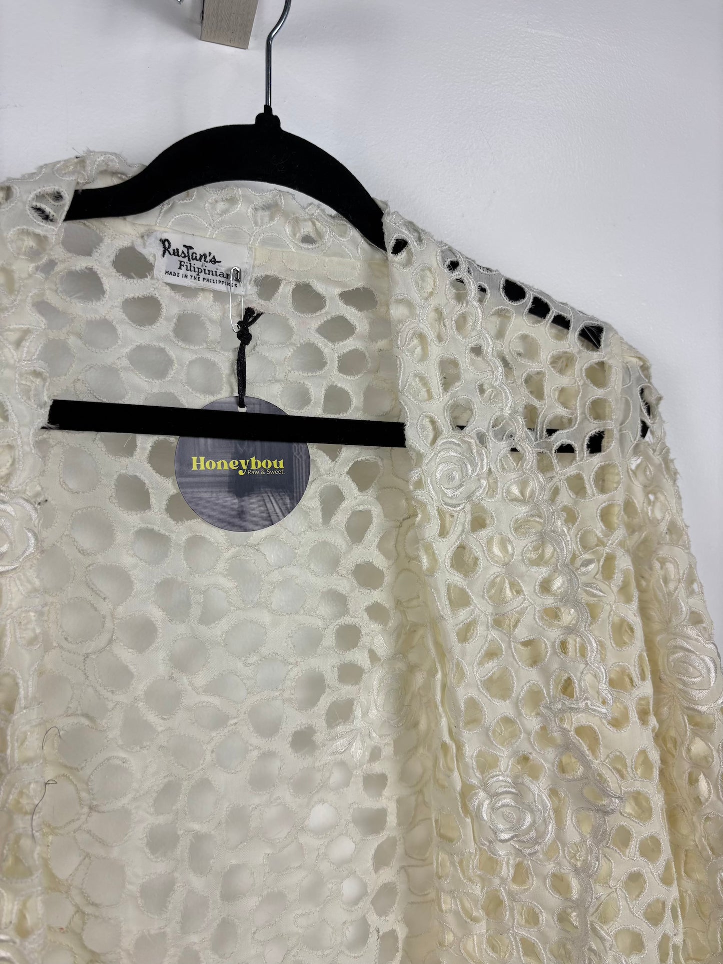 Veste dentelle vintage