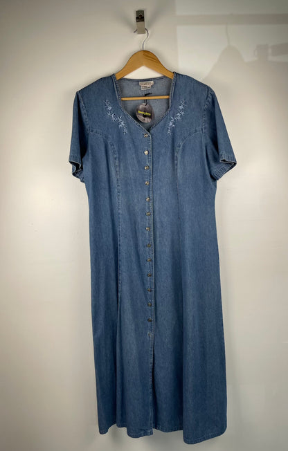 Robe Jeans Maxi Vintage Scarlet