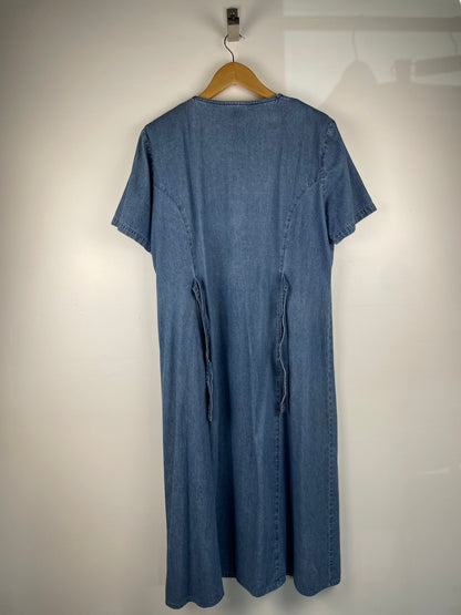 Robe Jeans Maxi Vintage Scarlet