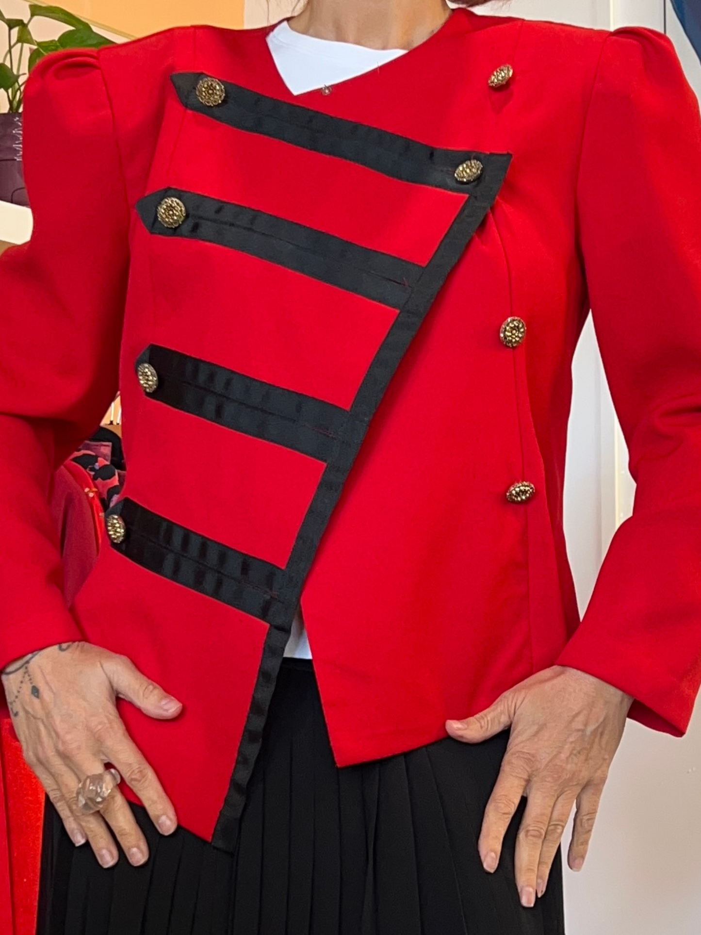 Veston vintage style casse noisette